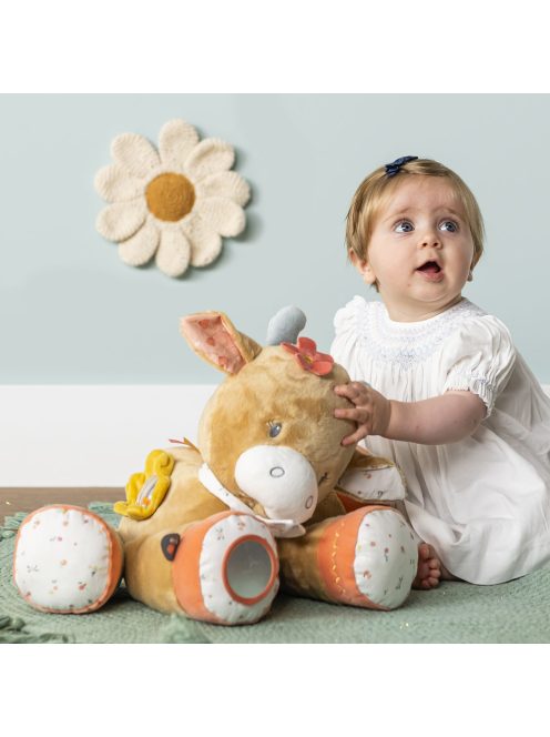 Nattou plüss foglalkoztató játék 45cm Mila, Zoe and Lana - Mila, a boci