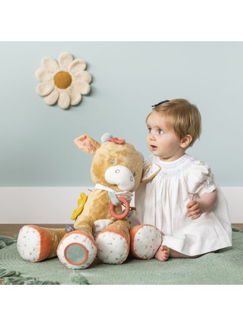 Nattou plüss foglalkoztató játék 45cm Mila, Zoe and Lana - Mila, a boci