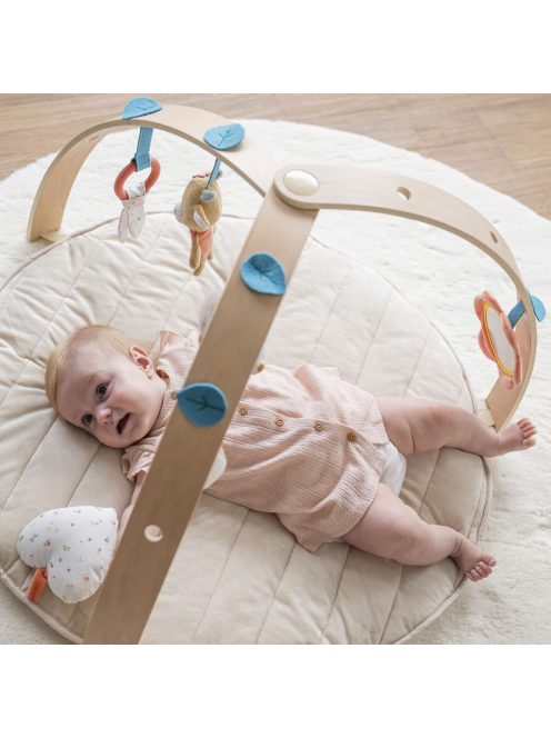 Nattou játszószőnyeg plüss fa játékhíddal - Mila, Zoe and Lana