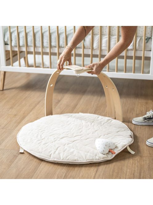 Nattou játszószőnyeg plüss fa játékhíddal - Mila, Zoe and Lana