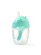 BabyOno Itatópohár szívószállal, füllel, 240 ml, menta, 1464/03