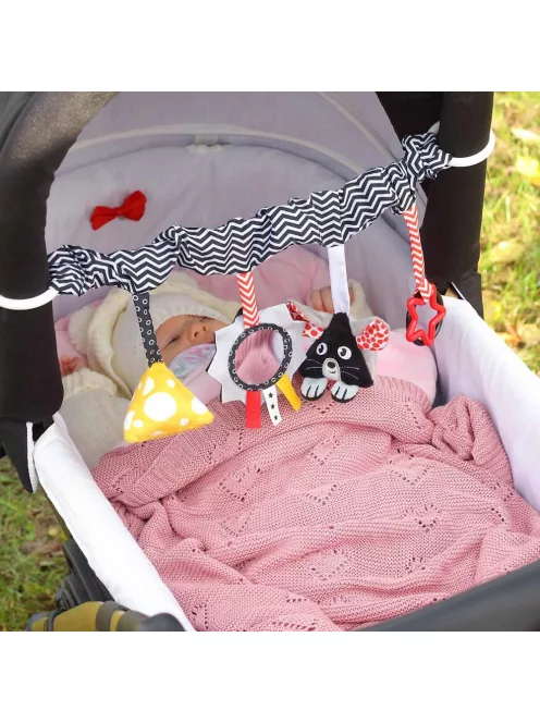 BabyOno Babakocsijáték MOUSE Cheese and Skip 797