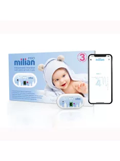  Milian légzésfigyelő PRO Bluetooth Plus 3db érzékelőlappal
