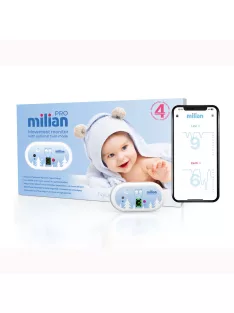  Milian légzésfigyelő PRO Bluetooth Twins 4db érzékelőlappal