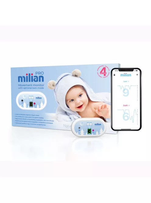 Milian légzésfigyelő PRO Bluetooth Twins 4db érzékelőlappal