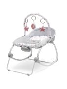 Baby Mix pihenőszék rezgő zenélő csillagok - rózsaszín