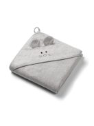 BabyOno fürdőlepedő kapucnis bambusz 100x100cm - egérfülekkel szürke 1553/03