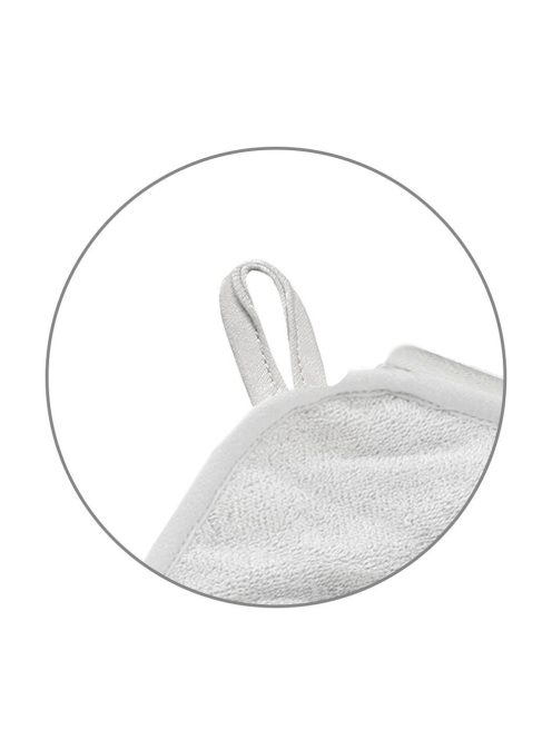 BabyOno fürdőlepedő kapucnis bambusz 100x100cm - egérfülekkel szürke 1553/03