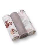 BabyOno textilpelenka színes 3db - szürke 348/10