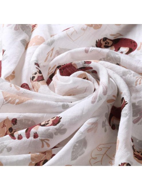 BabyOno textilpelenka színes 3db - szürke 348/10