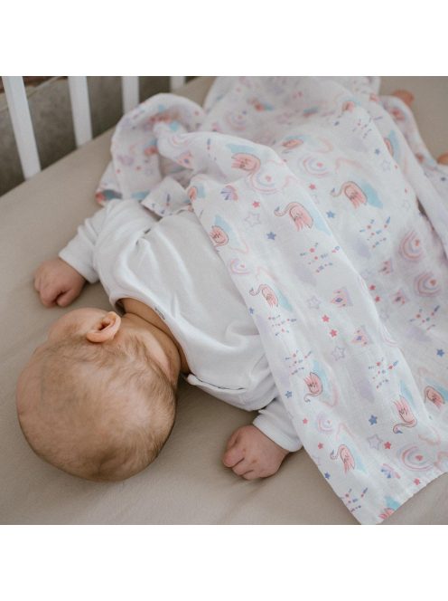 BabyOno Textilpelenka, színes, 3 db, rózsaszín, 348/11