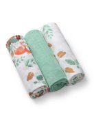 BabyOno textilpelenka színes 3db - zöld 348/12