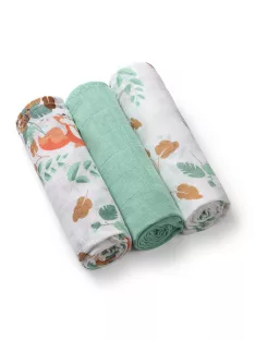 BabyOno textilpelenka színes 3db - zöld 348/12