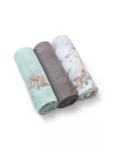 BabyOno bambusz textilpelenka színes 3db - szürke 397/10