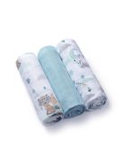 BabyOno bambusz textilpelenka színes 3db - világoskék 397/12