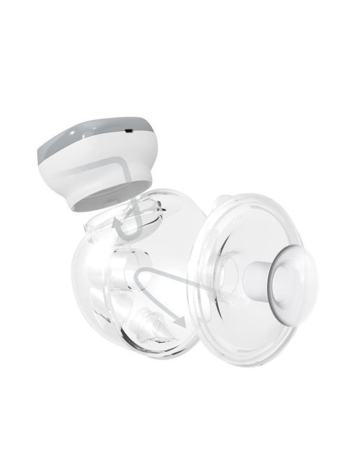 BabyOno Mellszívó Shelly elektromos, viselhető, 100 plusz 40 db melltartóbetéttel, 1000-296/140