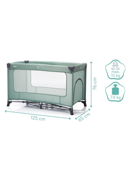 Fillikid utazóágy Nizza - zöld 4059-04