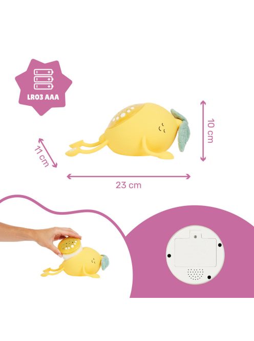 Badabulle - Éjjeli fény zenélő, Basile, a citrom, B015020