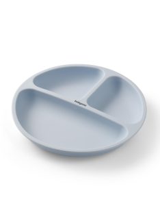   BabyOno háromrekeszes szilikon tányér tapadó aljú - kék 1482/01