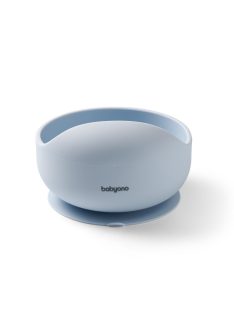 BabyOno tálka szilikon tapadó aljú - kék 1481/01
