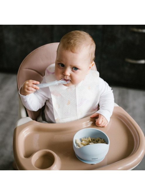 BabyOno tálka szilikon tapadó aljú - kék 1481/01