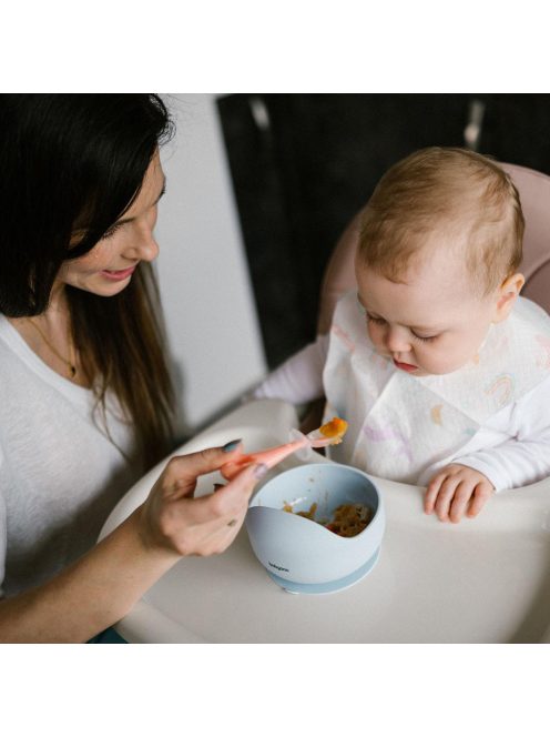 BabyOno tálka szilikon tapadó aljú - kék 1481/01