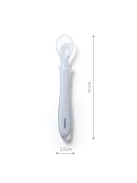 BabyOno Etetőkanál, szilikon, flexibilis, kék, 785/01
