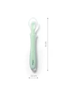BabyOno Etetőkanál, szilikon, flexibilis, menta, 785/02