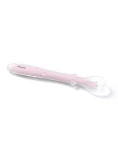   BabyOno Etetőkanál, szilikon, flexibilis, rózsaszín, 785/03