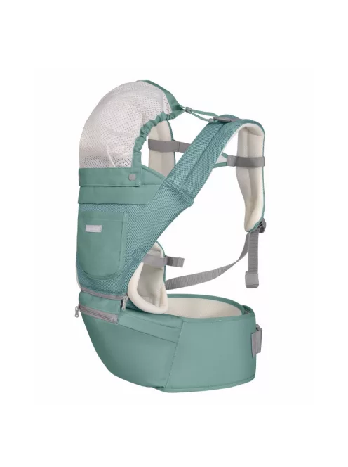 Kikkaboo Chloe, 3in1, csípőüléses kenguru, 5 hó+, 2024 - mesh menta