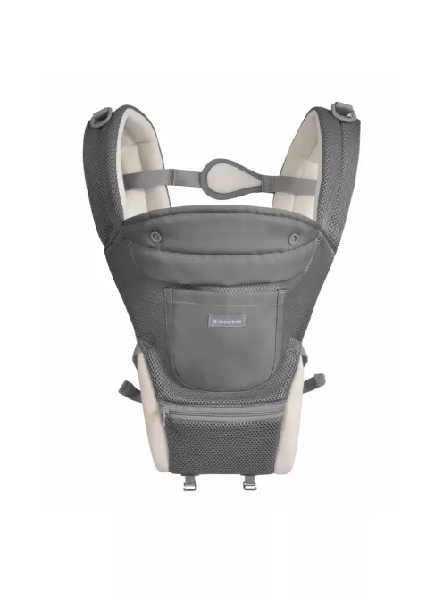 Kikkaboo Chloe, 3in1, csípőüléses kenguru, 5 hó+, 2024 - mesh szürke