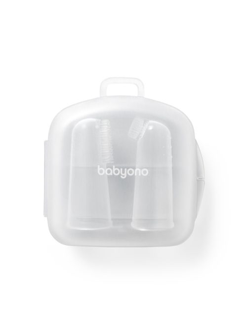 BabyOno Fogkefe és ínymasszírozó babáknak, átlátszó, 2 db, 1545
