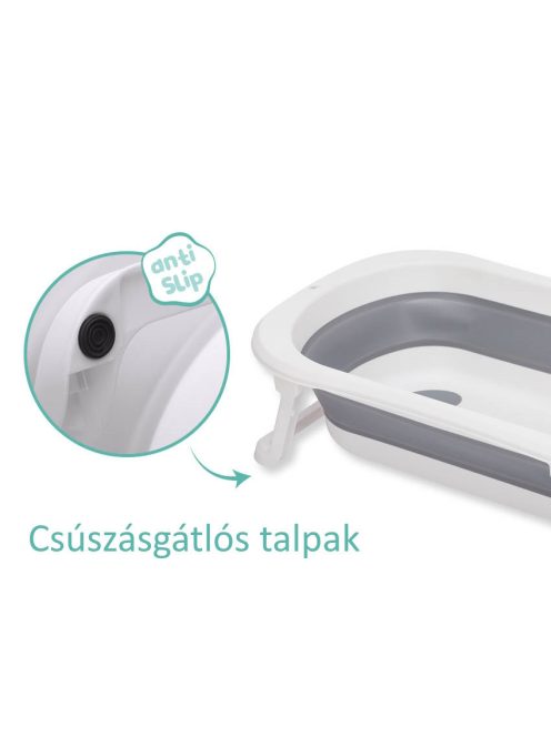 Fillikid összecsukható kád Orca - szürke-fehér BBT043-07