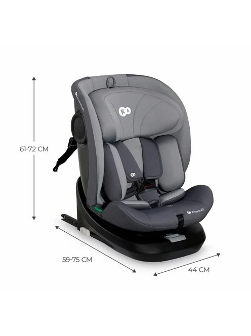 Kinderkraft gyerekülés I-Grow i-Size Isofix 40-150cm szürke