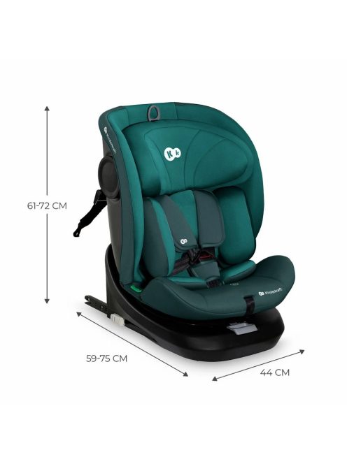 Kinderkraft gyerekülés I-Grow i-Size Isofix 40-150cm zöld-kék
