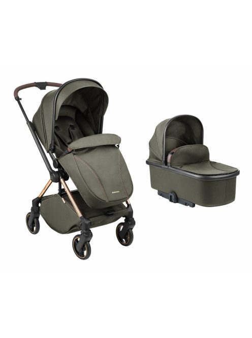 Kikkaboo Lanah, 2in1 babakocsi, átfordítható tolókarral - army green