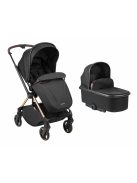 Kikkaboo Lanah, 2in1 babakocsi, átfordítható tolókarral - fekete