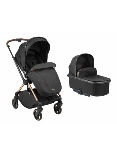  Kikkaboo Lanah, 2in1 babakocsi, átfordítható tolókarral - fekete