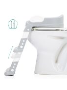 Fillikid lépcsős wc szűkítő Ben szürke/fehér BST023-07