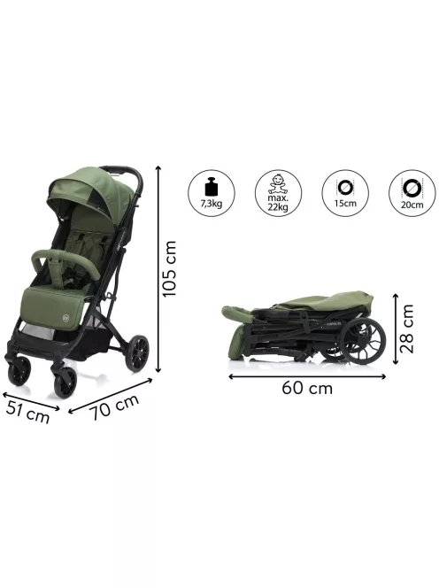 Fill sportbabakocsi - Styler Elite zöld S750-29