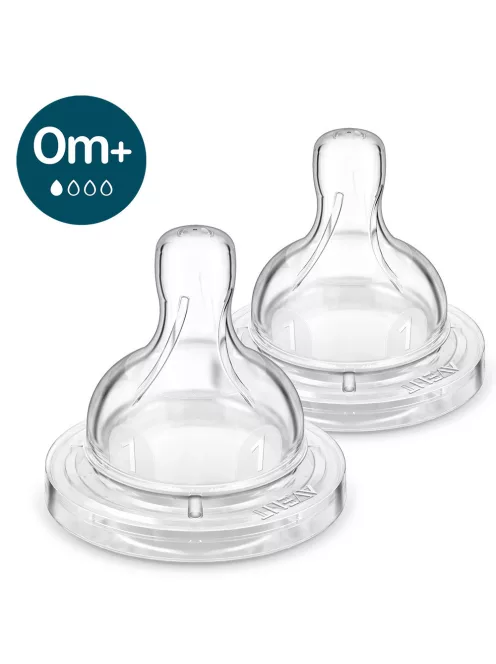 Philips AVENT Etetőcumi Anti-Colic 2db 1 cseppes 0hó