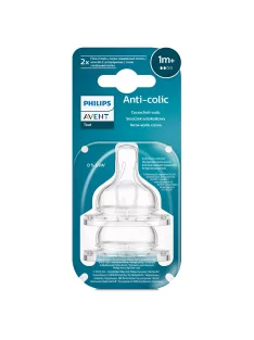 Philips AVENT Etetőcumi Anti-Colic 2db 2 cseppes 1hó