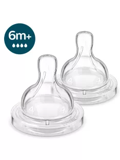 Philips AVENT Etetőcumi Anti-Colic 2db 4 cseppes 6hó