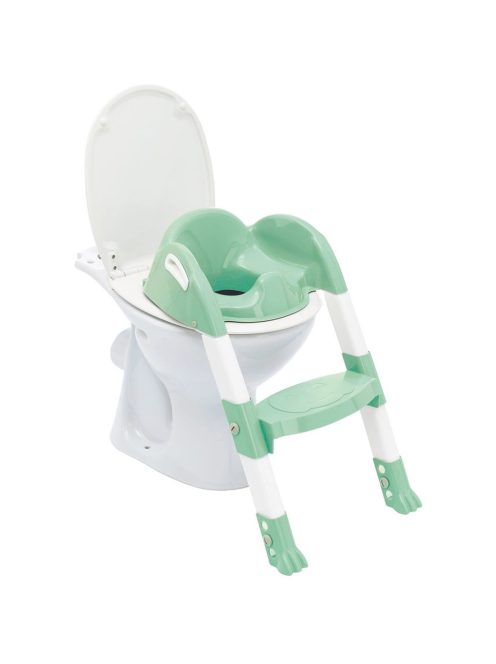 Thermobaby wc szűkítő lépcsős Kiddy Loo - Celadon zöld