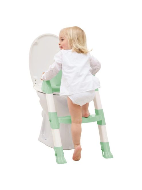 Thermobaby wc szűkítő lépcsős Kiddy Loo Celadon zöld