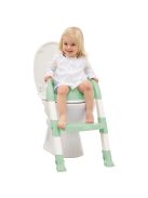 Thermobaby wc szűkítő lépcsős Kiddy Loo - Celadon zöld