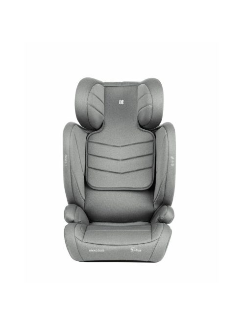 Kikkaboo i-Stand, i-Size, Isofix gyerekülés, 100-150cm - világosszürke