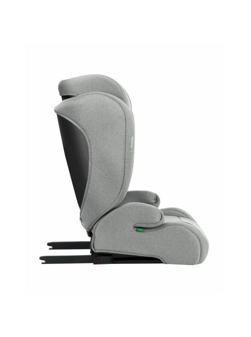 Kikkaboo i-Stand, i-Size, Isofix gyerekülés, 100-150cm - világosszürke