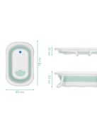 Fillikid összecsukható kád Orca BBT043-04 zsálya-fehér