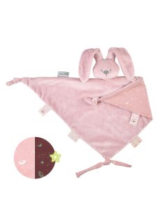   Nattou szundikendő plüss foszforeszkáló Lapidou Maxi - Nyúl pink